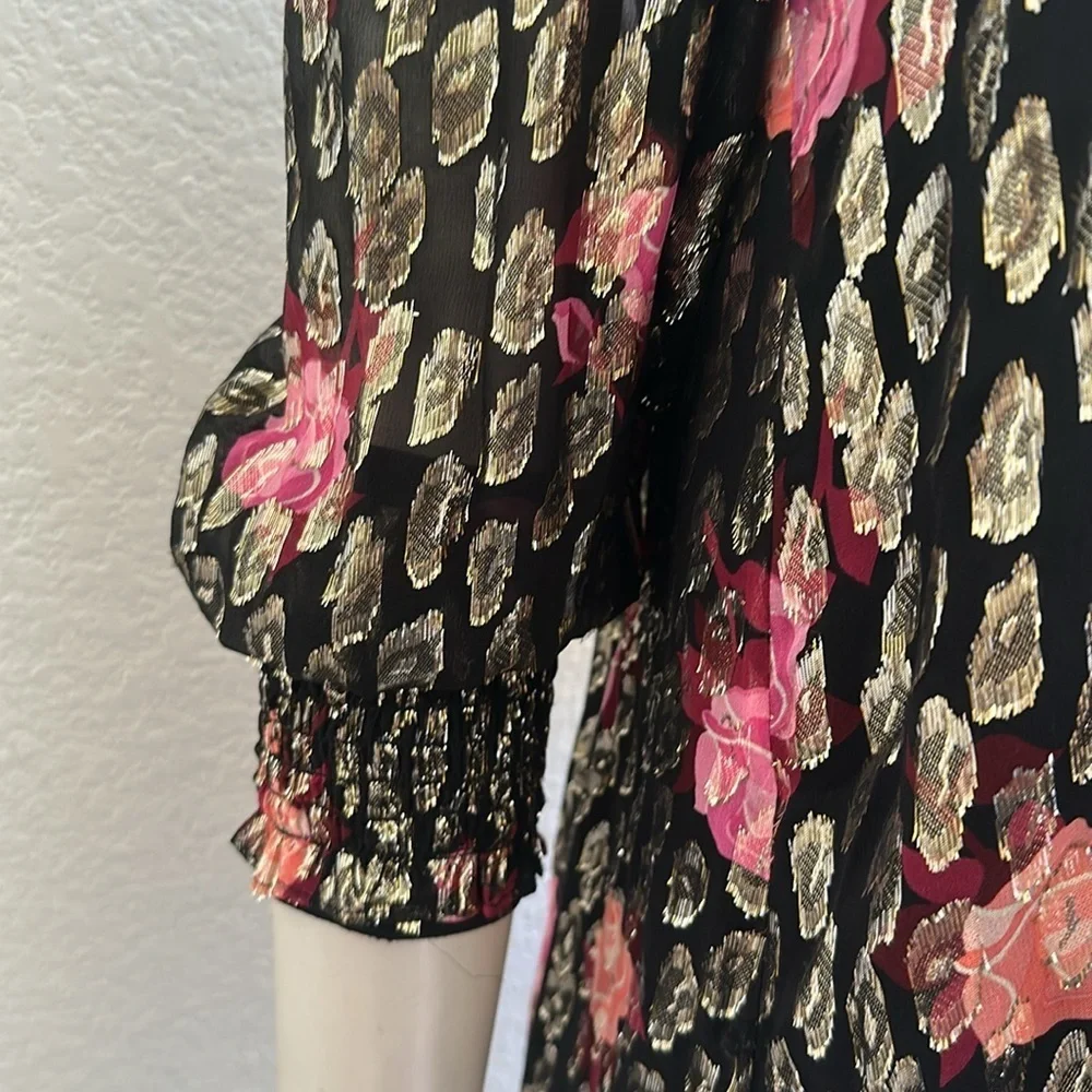 NWOT Kate spade Rose Garden Smocked Shift Dress
